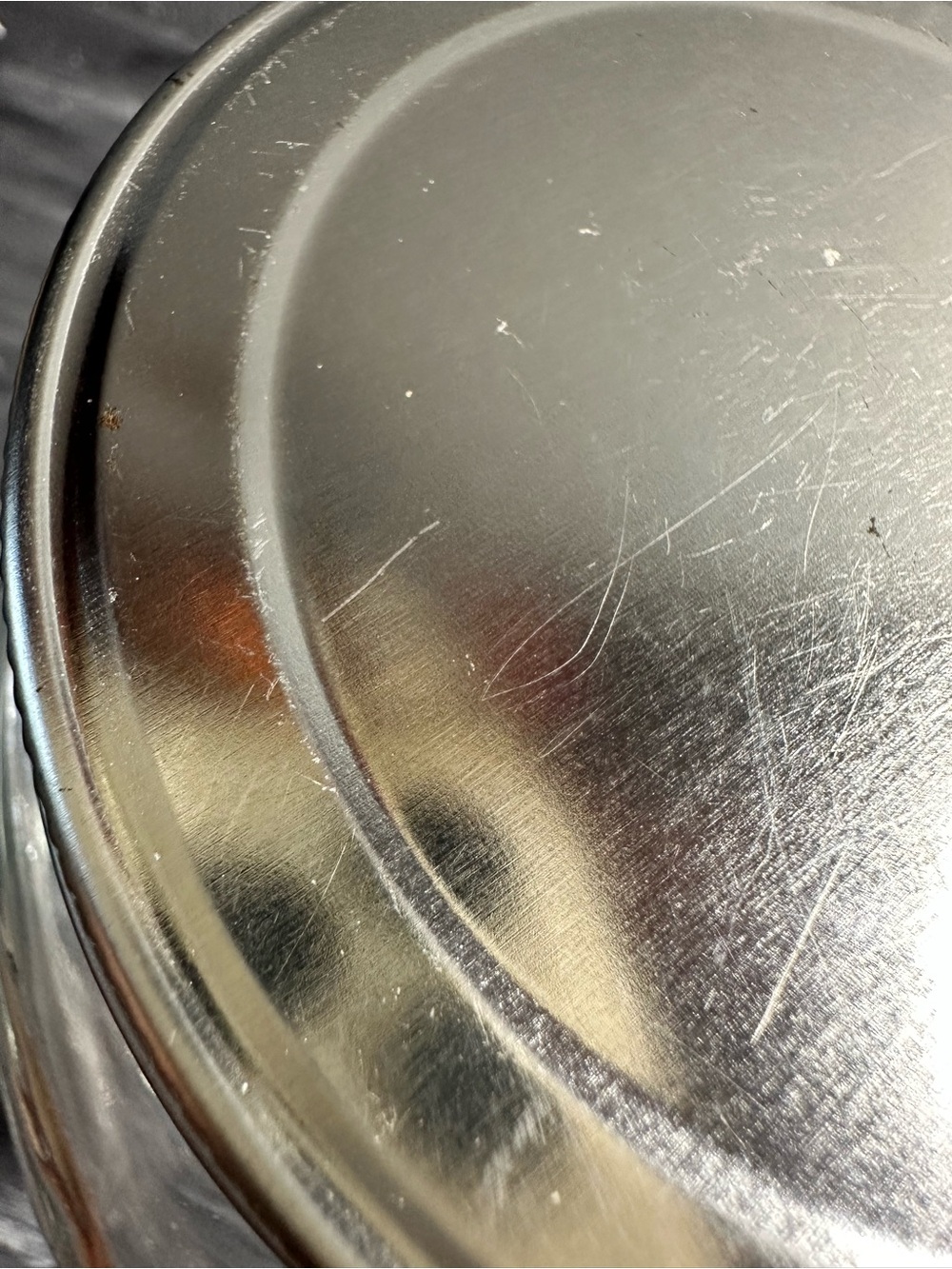 Vintage Clear glass square jar ribbed sides with lid 6X4 inch - Picture 8 of 8